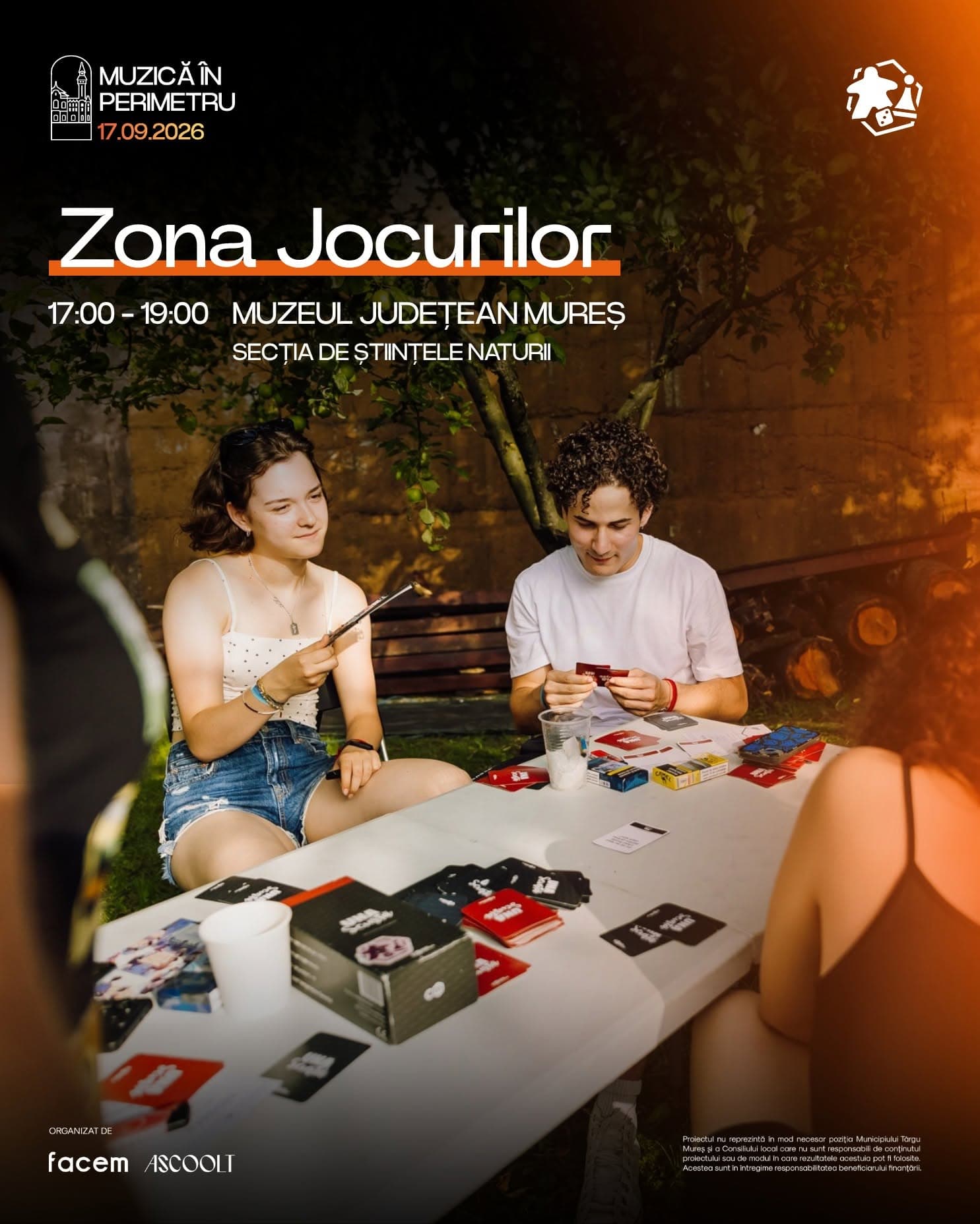 Afișul Zona Jocurilor, 17.09.2026, orele 17:00 - 19:00, Muzeul Județean Mureș - Secția de Științele Naturii